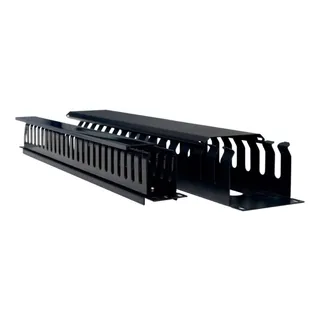 Organizador Horizontal Metálico 2u Para Instalación En Organizador Horizontal Metálico 2u Para Instalación En