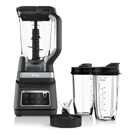 Ninja Licuadora Profesional Plus Duo Con Auto-iq Db751a Color Gris
