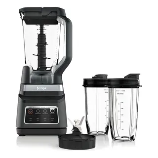 Ninja Licuadora Profesional Plus Duo Con Auto-iq Db751a Color Gris