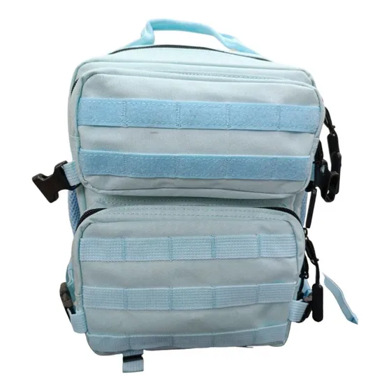Mini Bolso Táctico Unicolor 9l + Dos Parches De Obsequio 