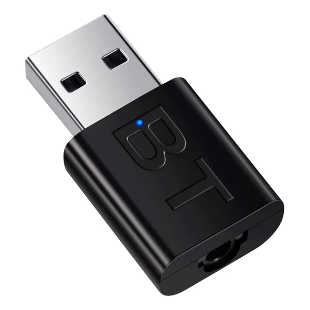 Adaptador Bluetooth 5.0 Transmisor Y Receptor 2 En 1 Conecta Tv, Auriculares Y Parlantes Audio Inalámbrico De Alta Fidelidad Compatible Con Múltiples Dispositivos Fácil Instalación Y Uso Versá