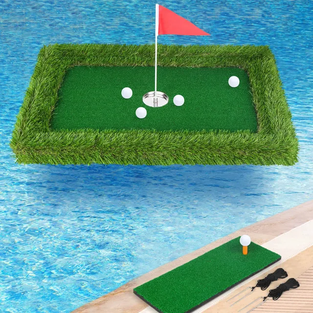 Verde Golf Flotante Para Piscina Lago Fondo Juego Cesped
