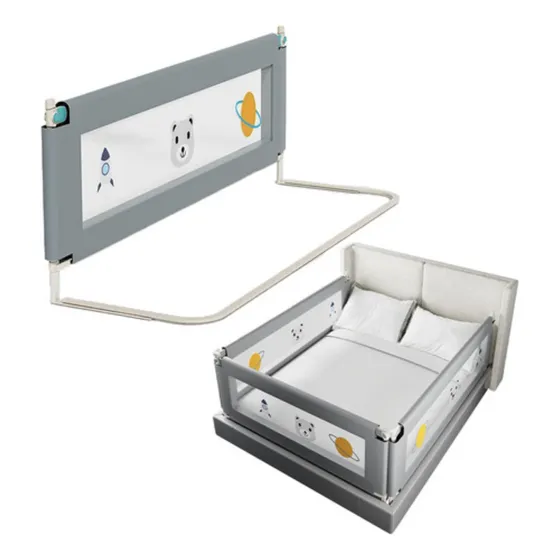 Baranda Seguridad Para Cama Bebés Y Niños  1,50mts Jmv