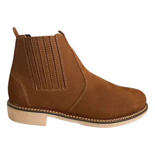 Botina Bota Masculina Country Cano Curto ElĂĄstico Couro Botina Bota Masculina Country Cano Curto ElĂĄstico Couro