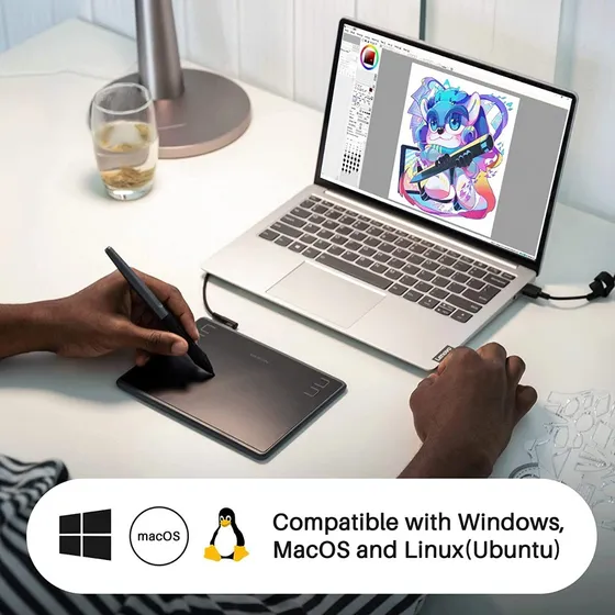 Tableta Grafica Huion H430p Area 4.8x3 Nueva