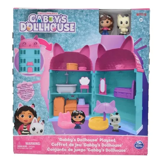 Juguete Casa De Gabby Doll House Plegable Con Accesorios