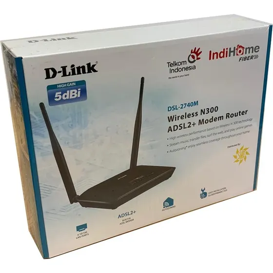 Modem D-link N300 Dsl-2740m 2.4ghz 300mbps Wi-fi