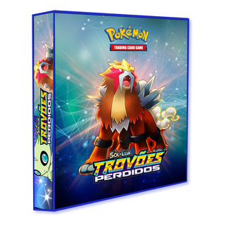Álbum Pasta Fichário Pokémon Sol E Lua Trovões Perdidos Álbum Pasta Fichário Pokémon Sol E Lua Trovões Perdidos