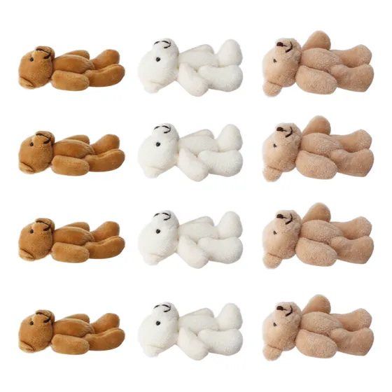 Mini Osito De Peluche, 12 Piezas, Cómodos, Suaves Y Bonitos