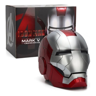 Casco Iron Man Portátil Con Apertura Y Cierre Controlados Po Casco Iron Man Portátil Con Apertura Y Cierre Controlados Po
