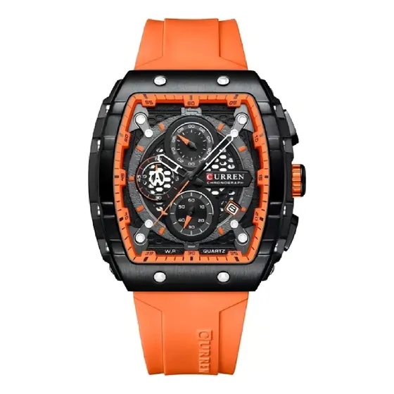 Reloj Curren Kred8213 Naranja Hombre
