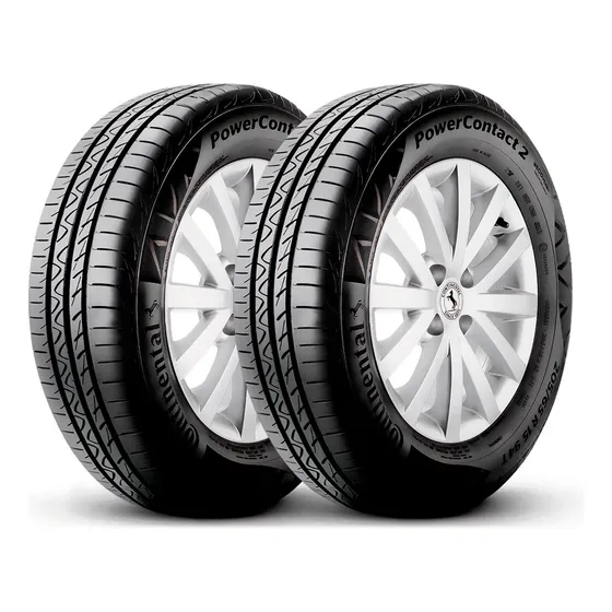 Kit 2 Pneus 175/65R14 Continental PowerContact 2 82T Aro 14