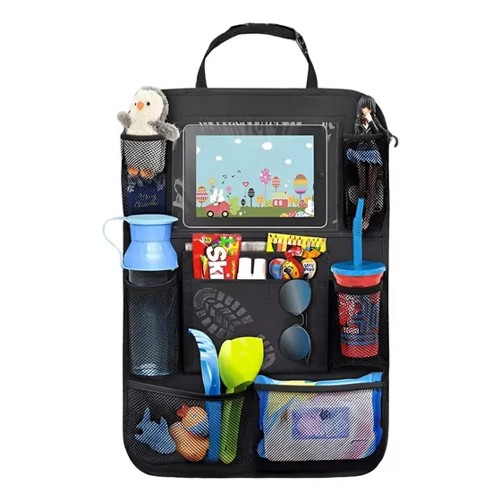 Organizador Auto Asiento Para Tablet iPad Celular Botella