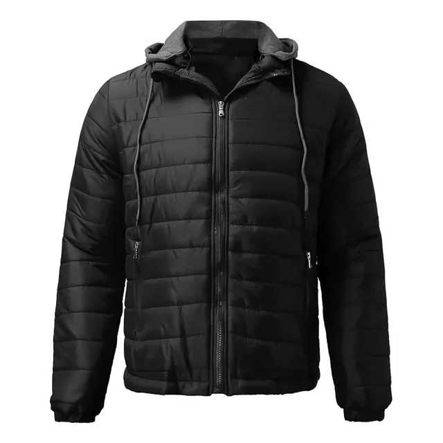 Campera Inflada Uzspace Combinada Con Capucha Hombre El Rey