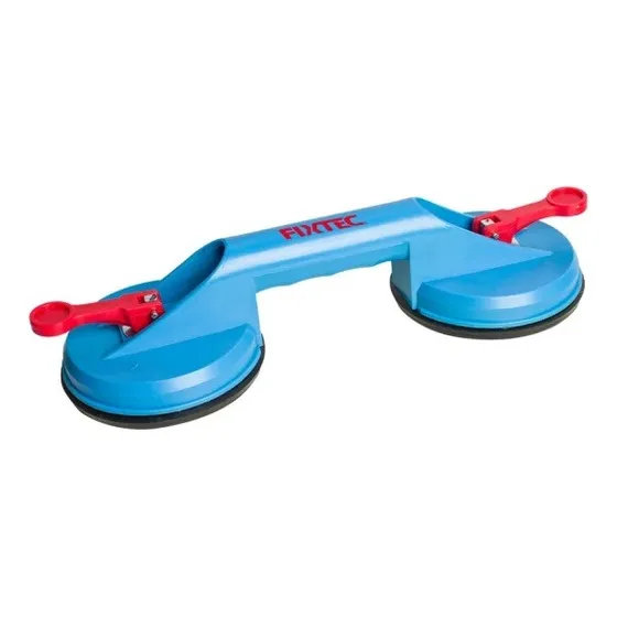 Chupon Ventosa Doble Succion Para Vidrio 80kg 11.8cm Fixtec