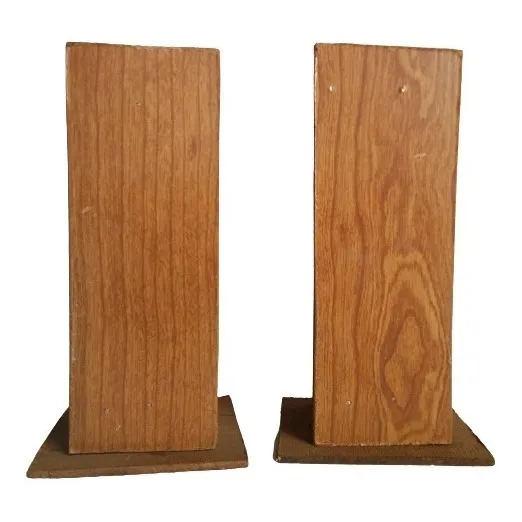 Par De Patas De Madera Maciza 34 Cm Alto P/mesa Ratona