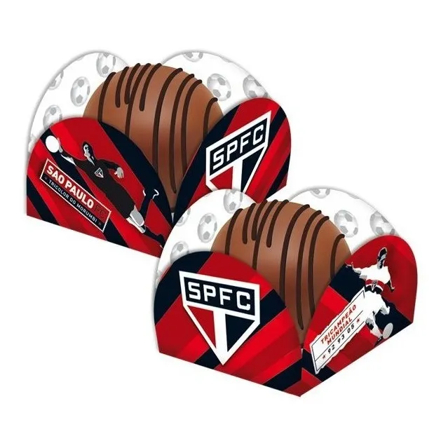 Porta Forminha Para Doces Festa São Paulo - 40 Unidades