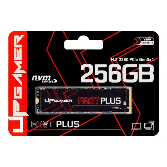 interno UP Gamer SSD UP3000 256GB preto