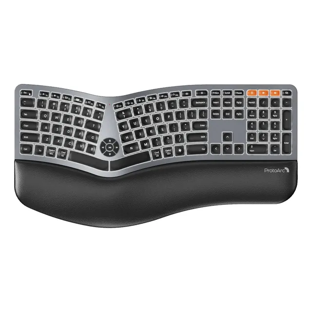 Teclado Ergonómico Inalám Protoarc Ek01 Plus Retroilum - T