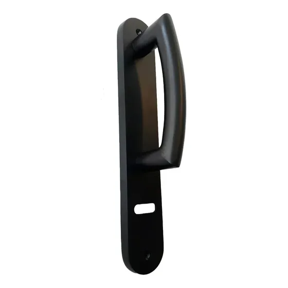 Casiopea Manijon Puerta Principal 250x45 Aluminio Negro Mate