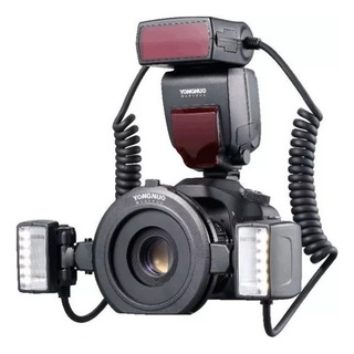 Flash Yongnuo Yn 24ex Ttl Macro Twin - Flash/led Para Canon Flash Yongnuo Yn 24ex Ttl Macro Twin - Flash/led Para Canon