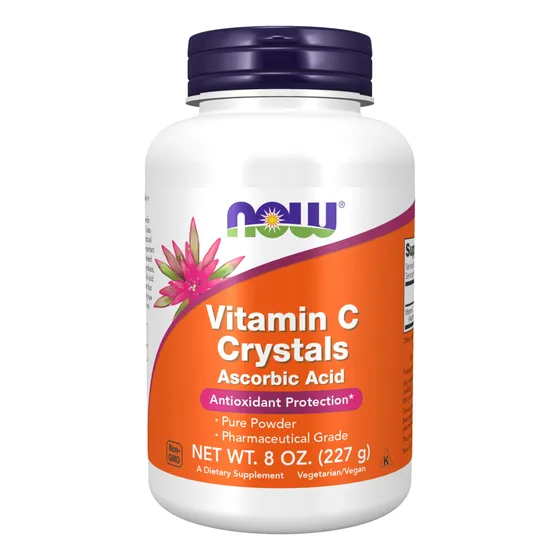 Cristales De Vitamina C En Polvo De Supplements Now Foods, 2