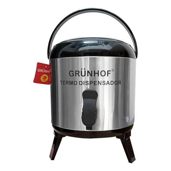 Termo Dispensador De Agua Grunhof 6 Litros Acero Inox