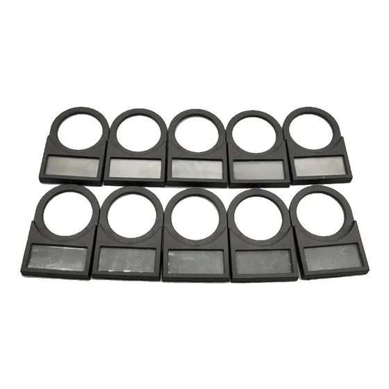 100 Porta Etiquetas De Plástico Para Botón Industrial 22mm 