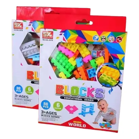 Juego Bloques Armables Para Niños Estimulante Construccion