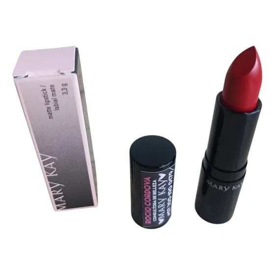 Labial Mate Mary Kay Tono Red Roma Pintura De Labios