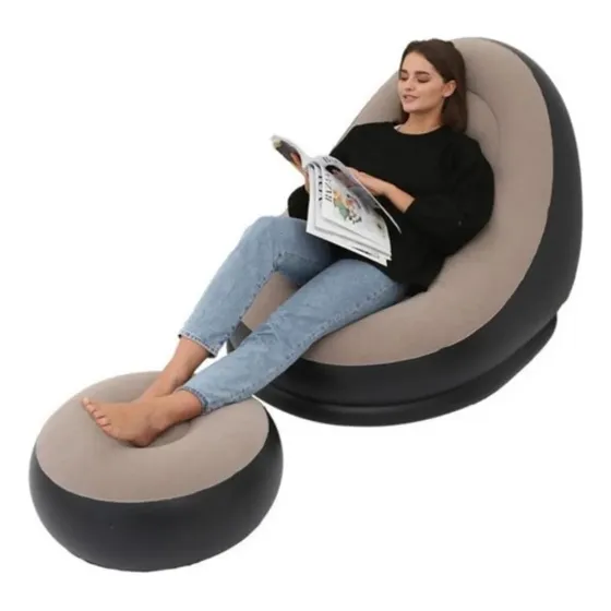 Sillon Puff Inflable Sofa Apoya Pies Living Piscina