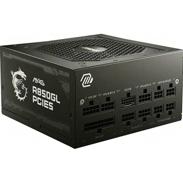 FUENTE DE ALIMENTACIÓN PARA PC MSI MAG A850GL 850W NEGRA
