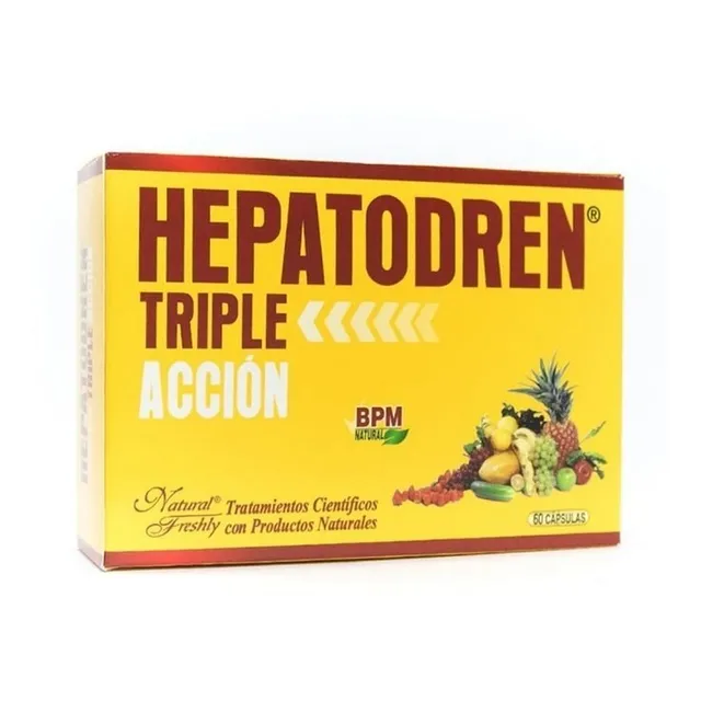 Hepatodren Triple Accion X 60 Capsu - Unidad a $443