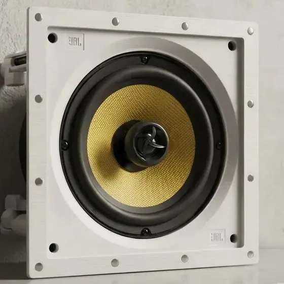 Caixa De Som Jbl Ci6s Plus Arandela Quadrada 160w Rms Cor Branco