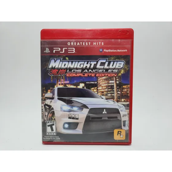 Midnight Club Los Angeles Original Para Playstation 3