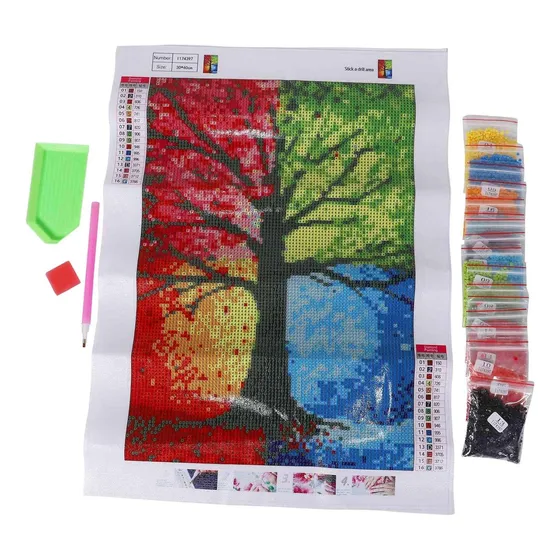 Kit Pintura 5d Con Diamantes Diamond Painting 40x50 Cm