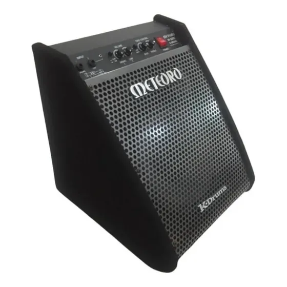 Amplificador Para Bateria Eletrônica Meteoro K-drums M-1000 Cor Preto 127V