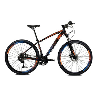 Bicicleta Aro 29 Ksw Alivio 1.0 27v Hidraulico - Trava - K7 Cor Laranja/azul Tamanho Do Quadro 17 Bicicleta Aro 29 Ksw Alivio 1.0 27v Hidraulico - Trava - K7 Cor Laranja/azul Tamanho Do Quadro 17