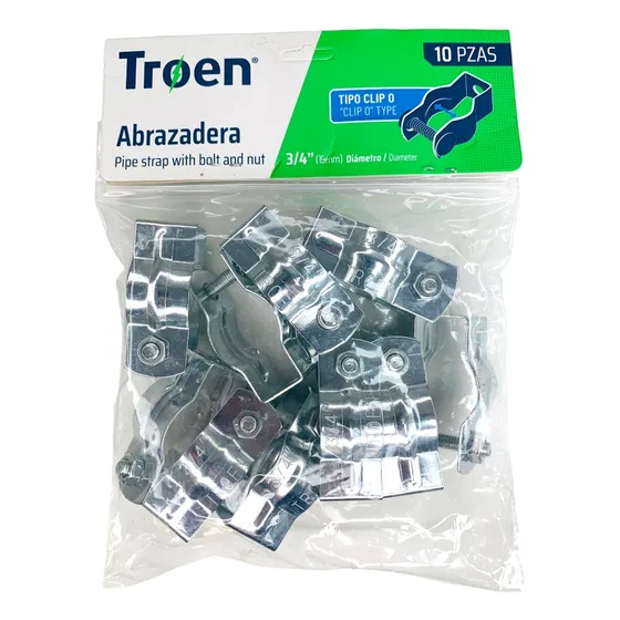 Abrazadera Emt Clip 3/4'' 10pzs