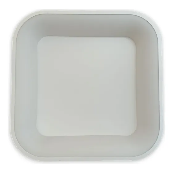 Lampara Moderna Led Techo Cuadrada Blanca, Cuartos (te159) 