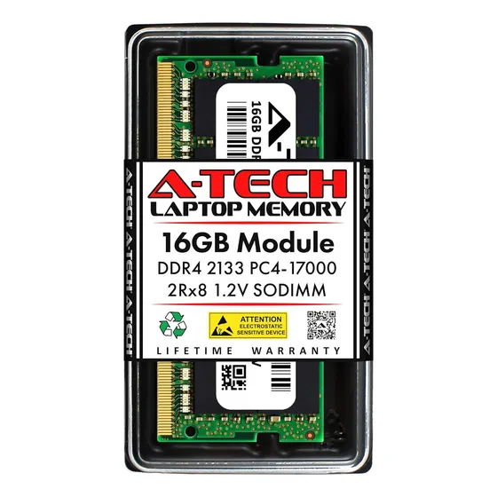 A-tech 16gb Ddr4 2133 Mhz Sodimm Pc4-17000 (pc4-2133p) Cl...