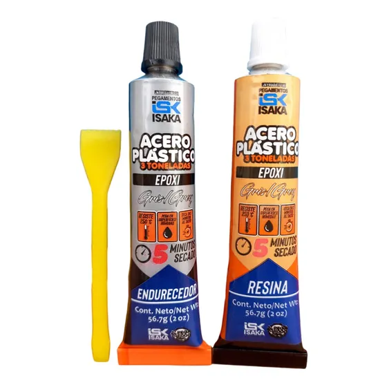 Acero Plastico 3 Tonelada Epoxi Pega Todo 5 Minutos Al Mayor