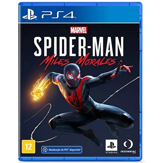 Spider-man Miles Morales Ps4 Mídia Física Lacrado 