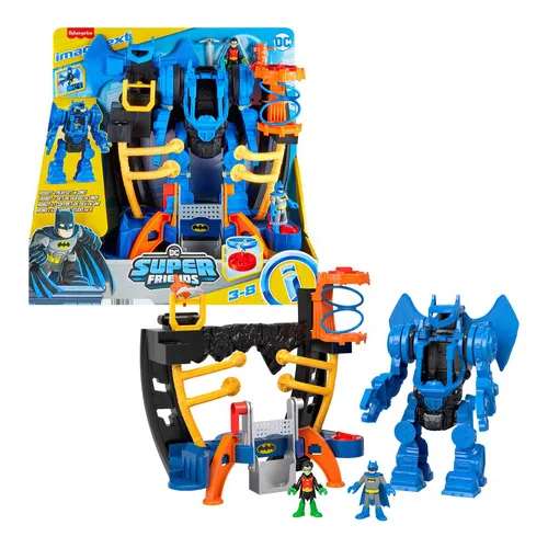 Imaginext Centro Robótico Do Batman E Robin - Mattel Hml02