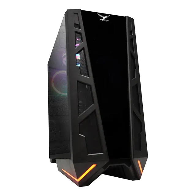 Gaming Naceb Gabinete Colosus NA-0610 Gabinete Full Tower 3 Ventiladores Incluidos Capacidad Hasta 6 Ventiladores De 120mm O 140mm Panel De Cristal Templado Lateral Con Soporte Vertical Para Gpu