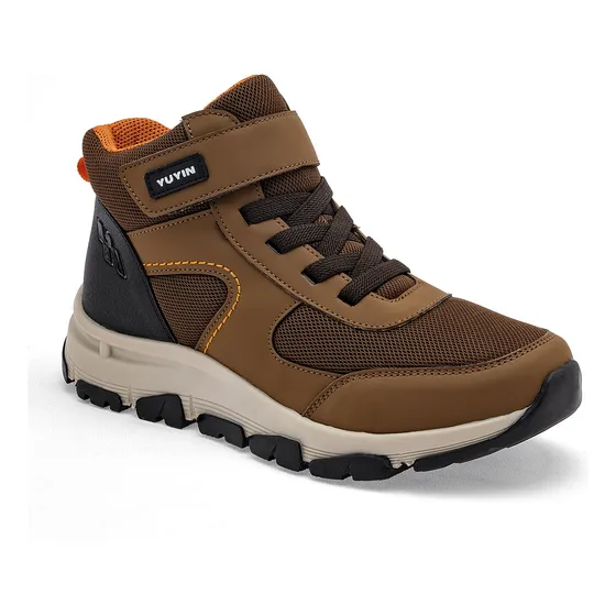 Bota Junior Yuyin 23543 Camel Negro 22-25 121-017