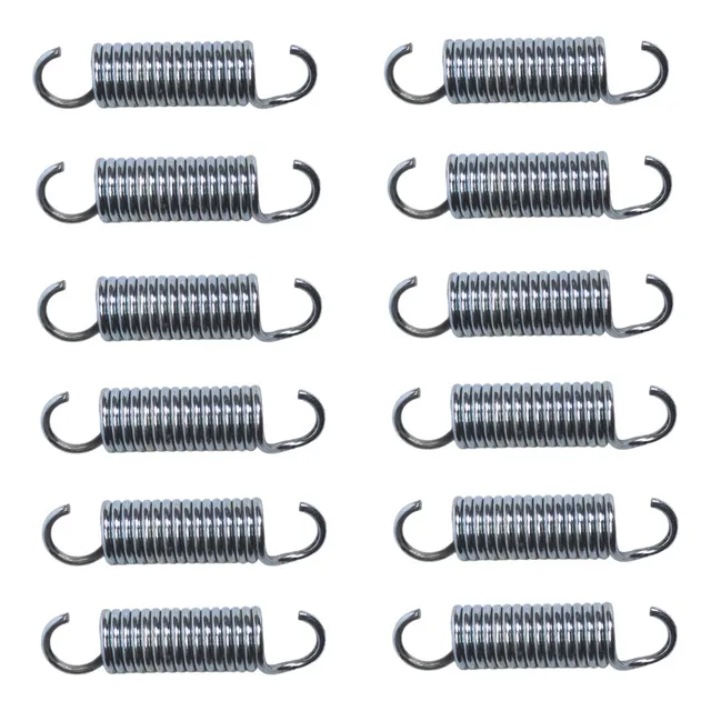 12 Resortes Para Mini Trampolín-brincolin Fitness 9 Cm