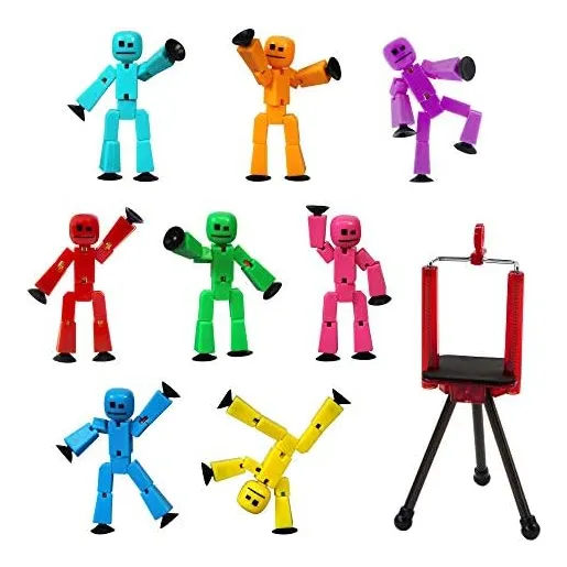 Zing Stikbot 8 Colores Sólidos Rosa/amarillo/azul Claro/verd