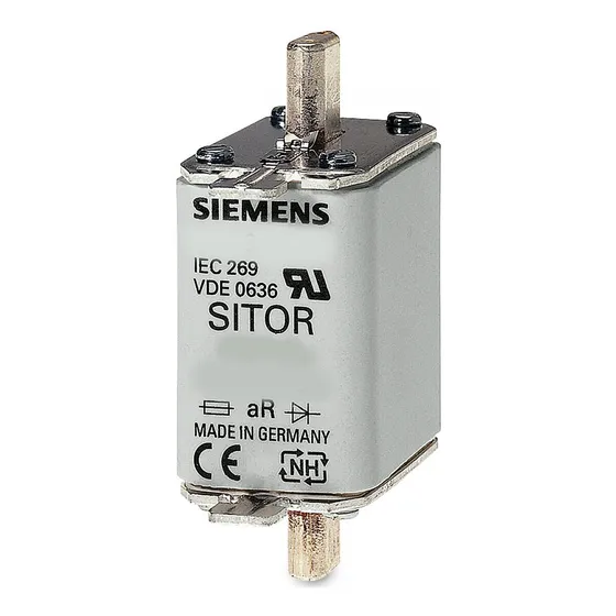 Fusible Siemens Sitor Ultra Fast T.00 80a 690v 3ne80201