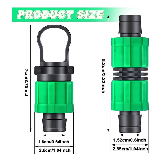 Tapa Tremo Riego Goteo Conector Acoplamiento 1 2 Tuberia